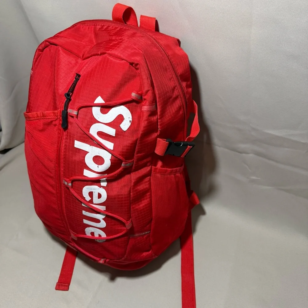 Supreme Backpack Red SS17 Style